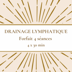 forfait 4 séances drainage lymphatique